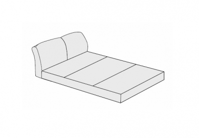 3-х местная диван-кроватная секция без подлокотников