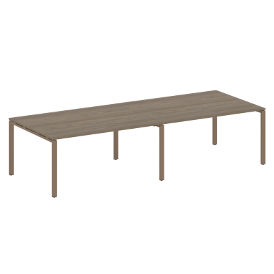 Переговорный стол (2 столешницы) на П-образном м/к БП.ПРГ-2.4