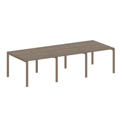 Переговорный стол (3 столешницы) на П-образном м/к БП.ПРГ-3.1