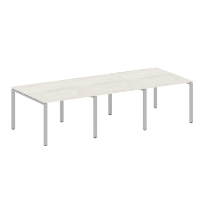 Переговорный стол (3 столешницы) на П-образном м/к БП.ПРГ-3.1
