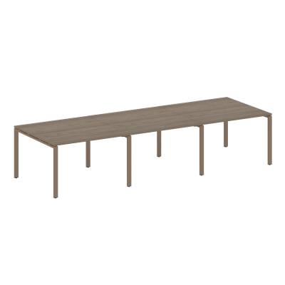 Переговорный стол (3 столешницы) на П-образном м/к БП.ПРГ-3.2