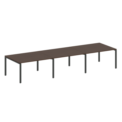 Переговорный стол (3 столешницы) на П-образном м/к БП.ПРГ-3.3