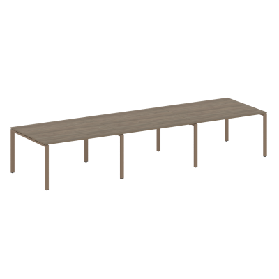 Переговорный стол (3 столешницы) на П-образном м/к БП.ПРГ-3.3