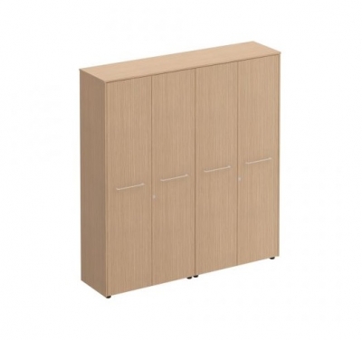 Шкаф комбинированный высокий (закрытый + одежда) МЕ 363