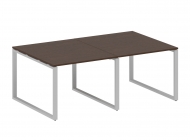 Переговорный стол (2 столешницы) на О-образном м/к БО.ПРГ-2.1