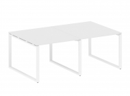 Переговорный стол (2 столешницы) на О-образном м/к БО.ПРГ-2.1