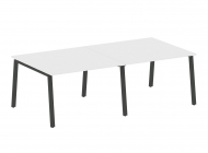 Переговорный стол (2 столешницы) на А-образном м/к БА.ПРГ-2.2