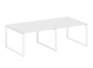 Переговорный стол (2 столешницы) на О-образном м/к БО.ПРГ-2.2