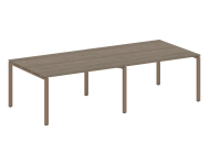 Переговорный стол (2 столешницы) на П-образном м/к БП.ПРГ-2.3