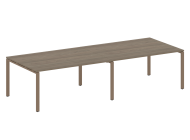Переговорный стол (2 столешницы) на П-образном м/к БП.ПРГ-2.4