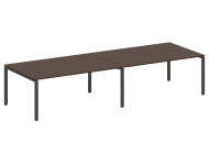 Переговорный стол (2 столешницы) на П-образном м/к БП.ПРГ-2.5