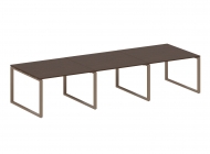 Переговорный стол (3 столешницы) на О-образном м/к БО.ПРГ-3.2