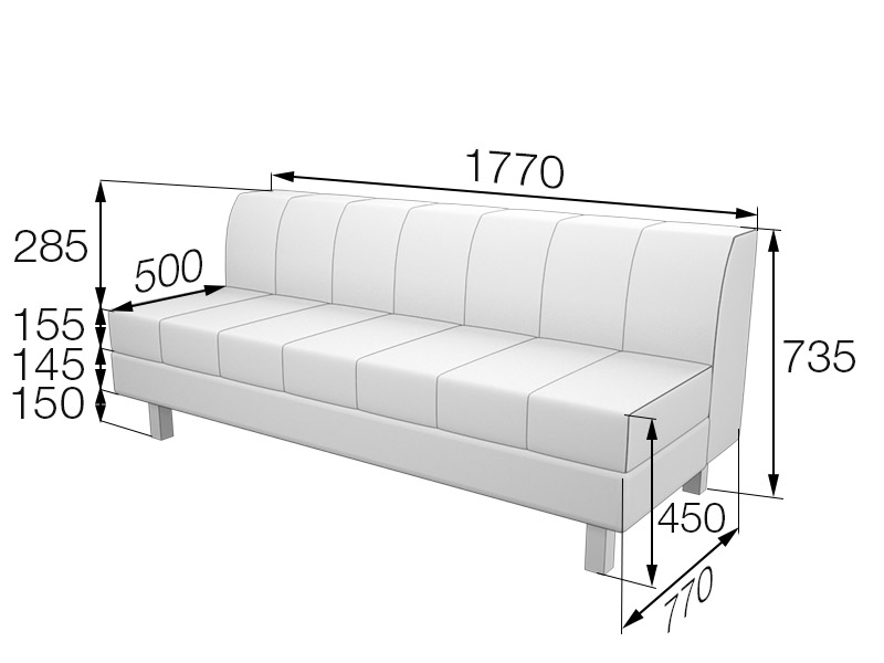 Секция трехместная Флагман FL3