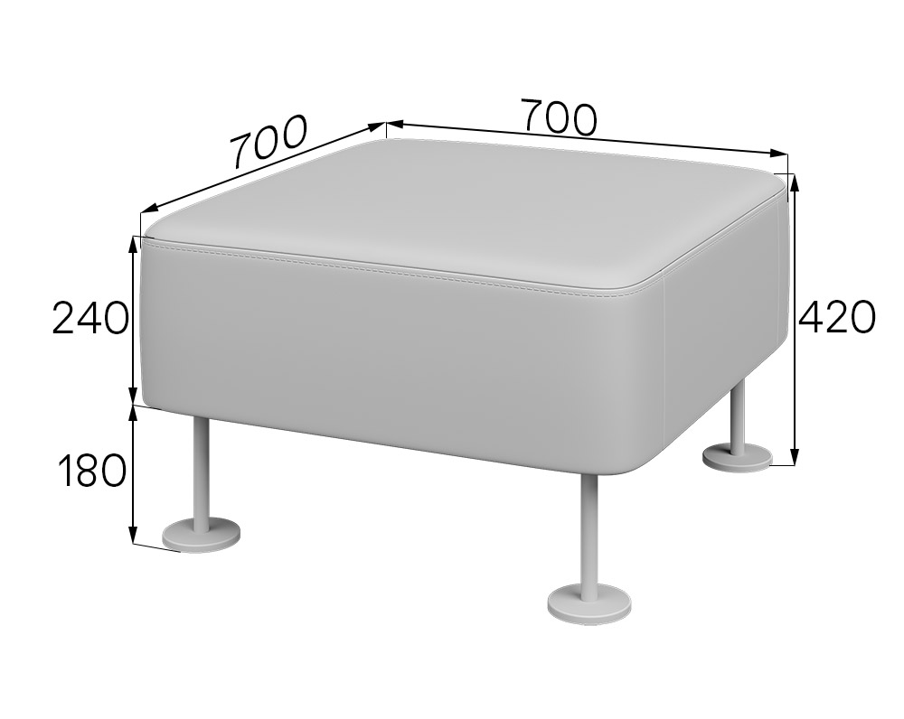 Пуф 90° Смарт СМ-П90