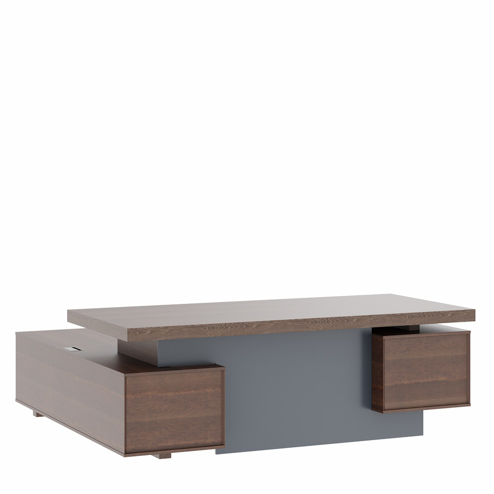 Стол письменный с тумбами, малая слева CON362106