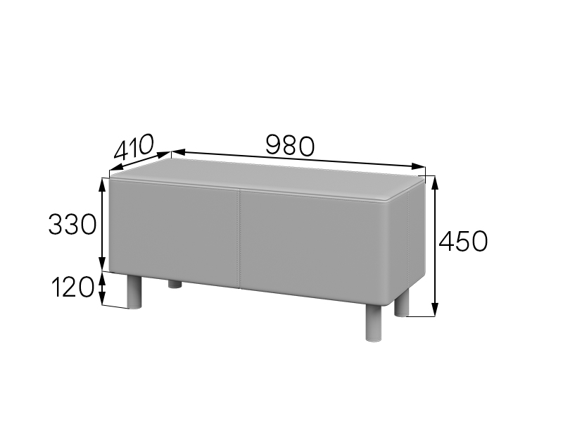Банкетка Юнит U-b1