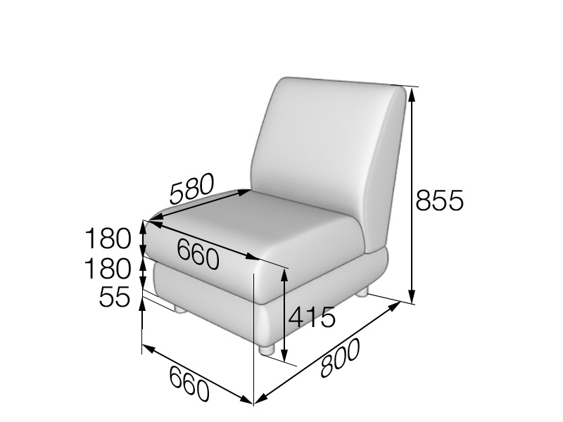 Секция одноместная Матрикс М1