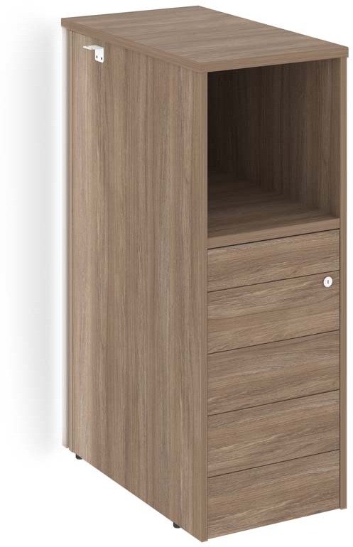 Тумба с подсветкой 5 ящиков TIP-ON, проходная средняя ONIX O.R-TV-5TIP.S