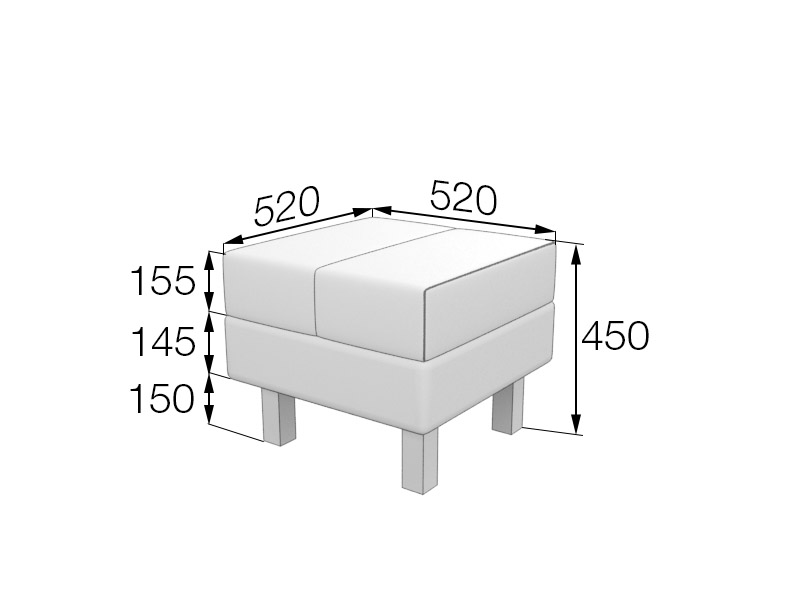 Банкетка Флагман FL-b11