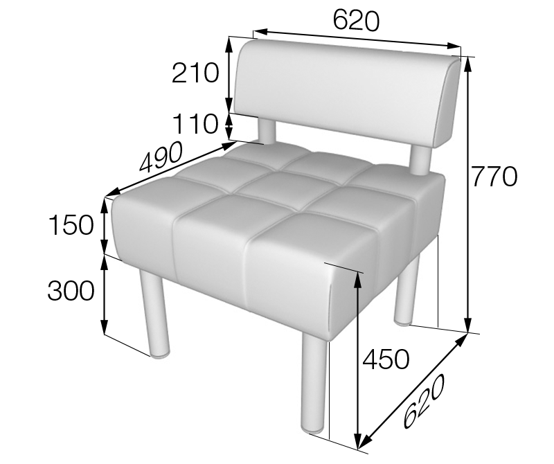 Секция 1-местная Бизнес Bu1