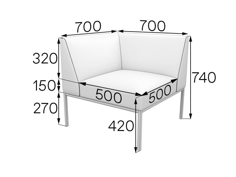 Секция угловая Астро Ac