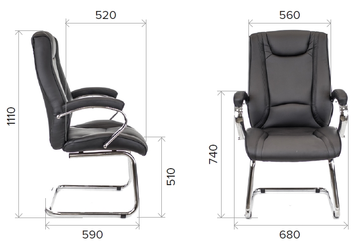 Стул для посетителей Everprof King CF