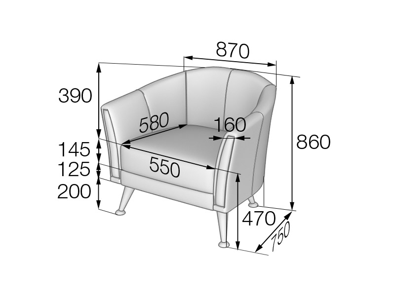 Кресло Зара Z1