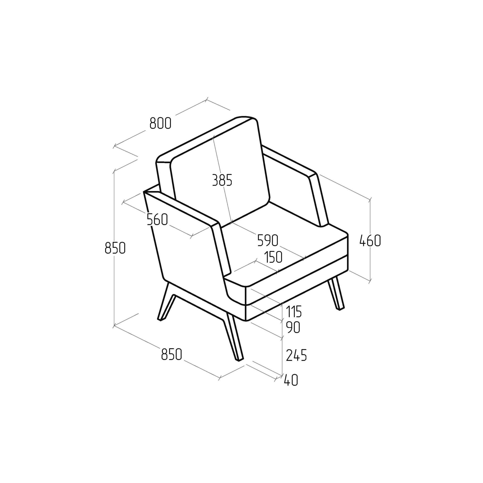 Кресло Marko EV-MR-01