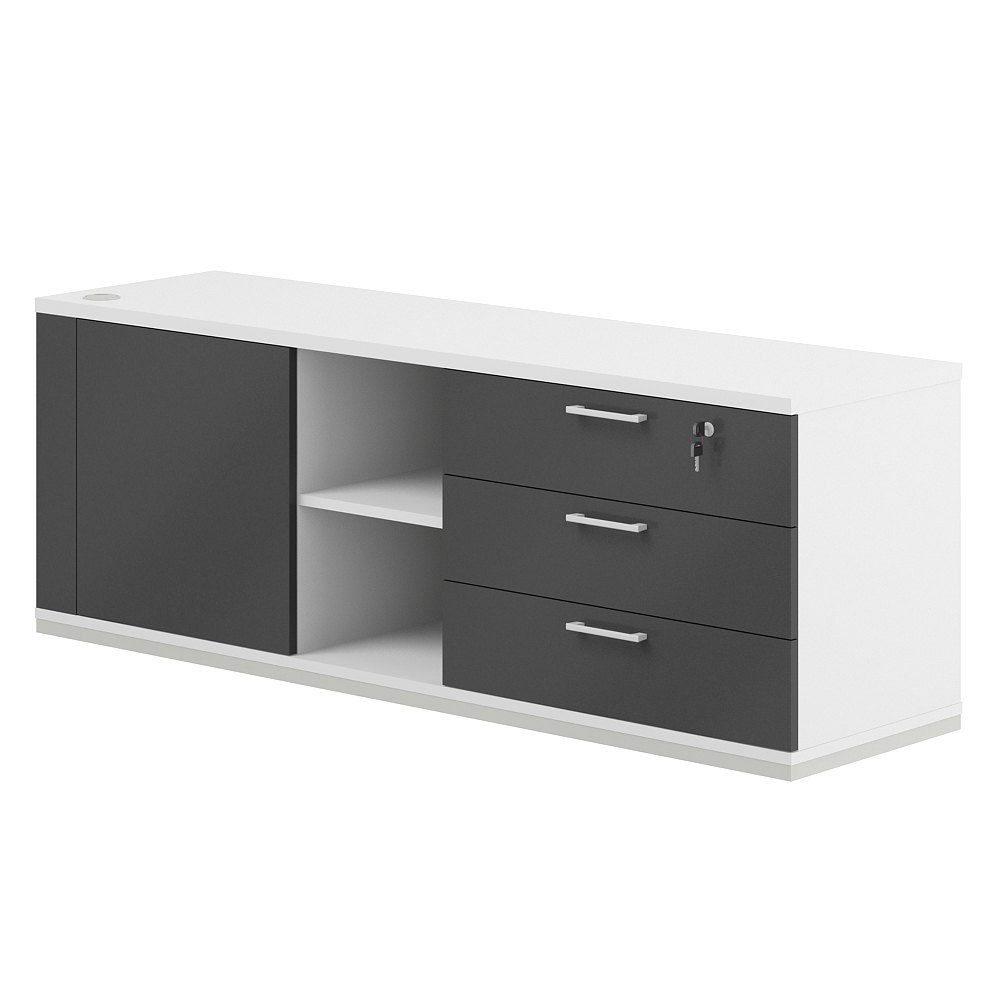 Тумба опорная правая Allegro cabinet AG.295.WH.WH.AN.R
