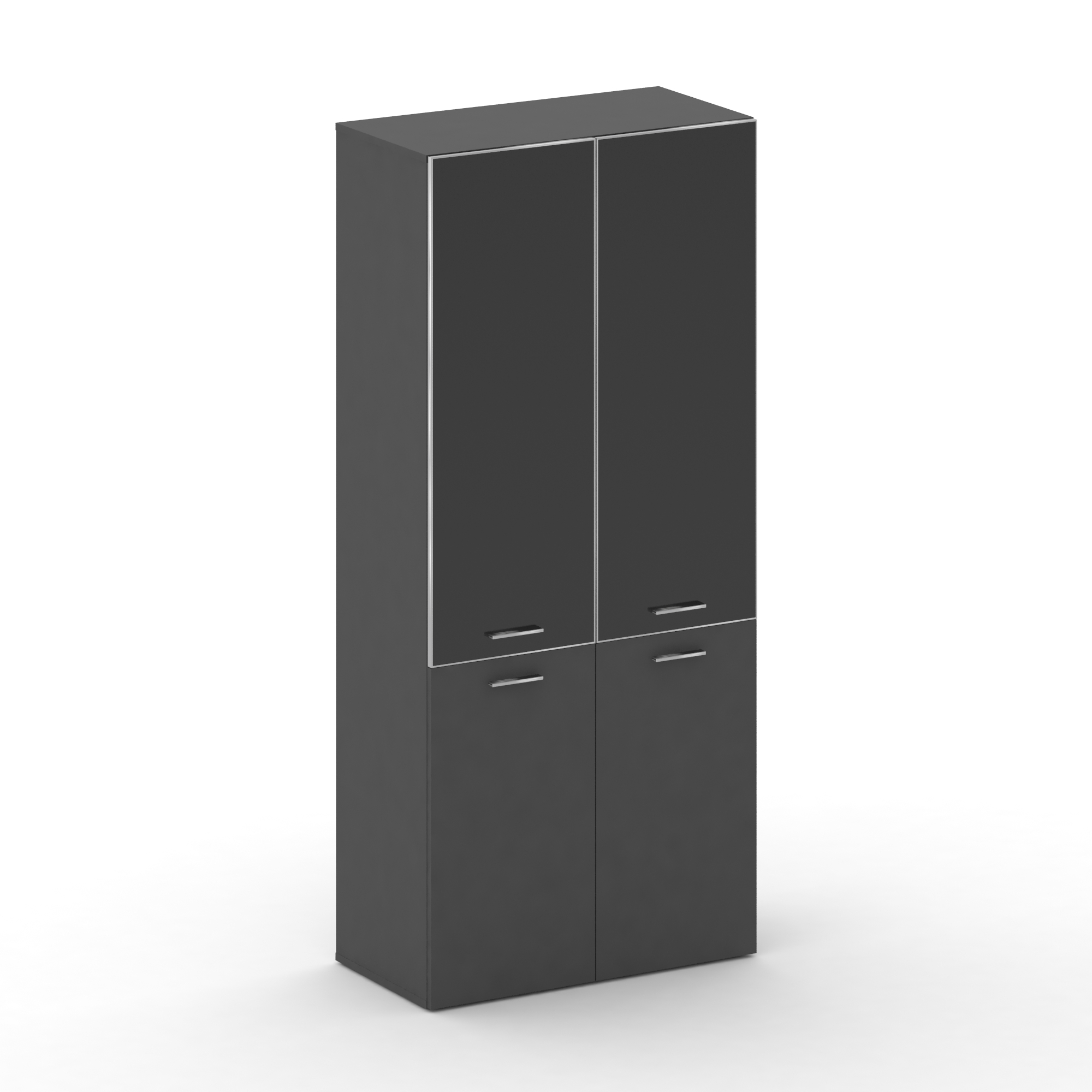 Шкаф широкий высокий FRU.ST-101 black