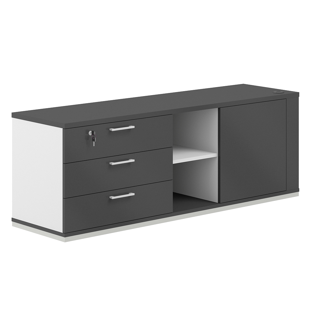 Тумба опорная левая Allegro cabinet AG.295.WH.AN.AN.L