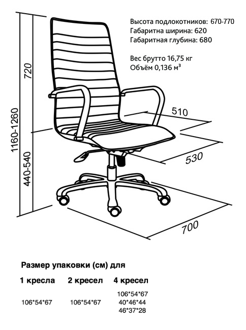 Кресло для руководителя Aim Ex кожа