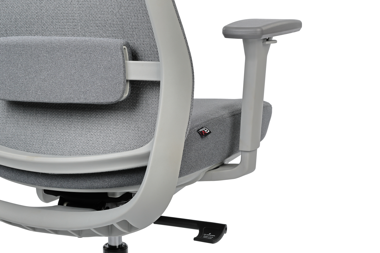 Эргономичное кресло Riva Миро 6249A-HS Серый пластик