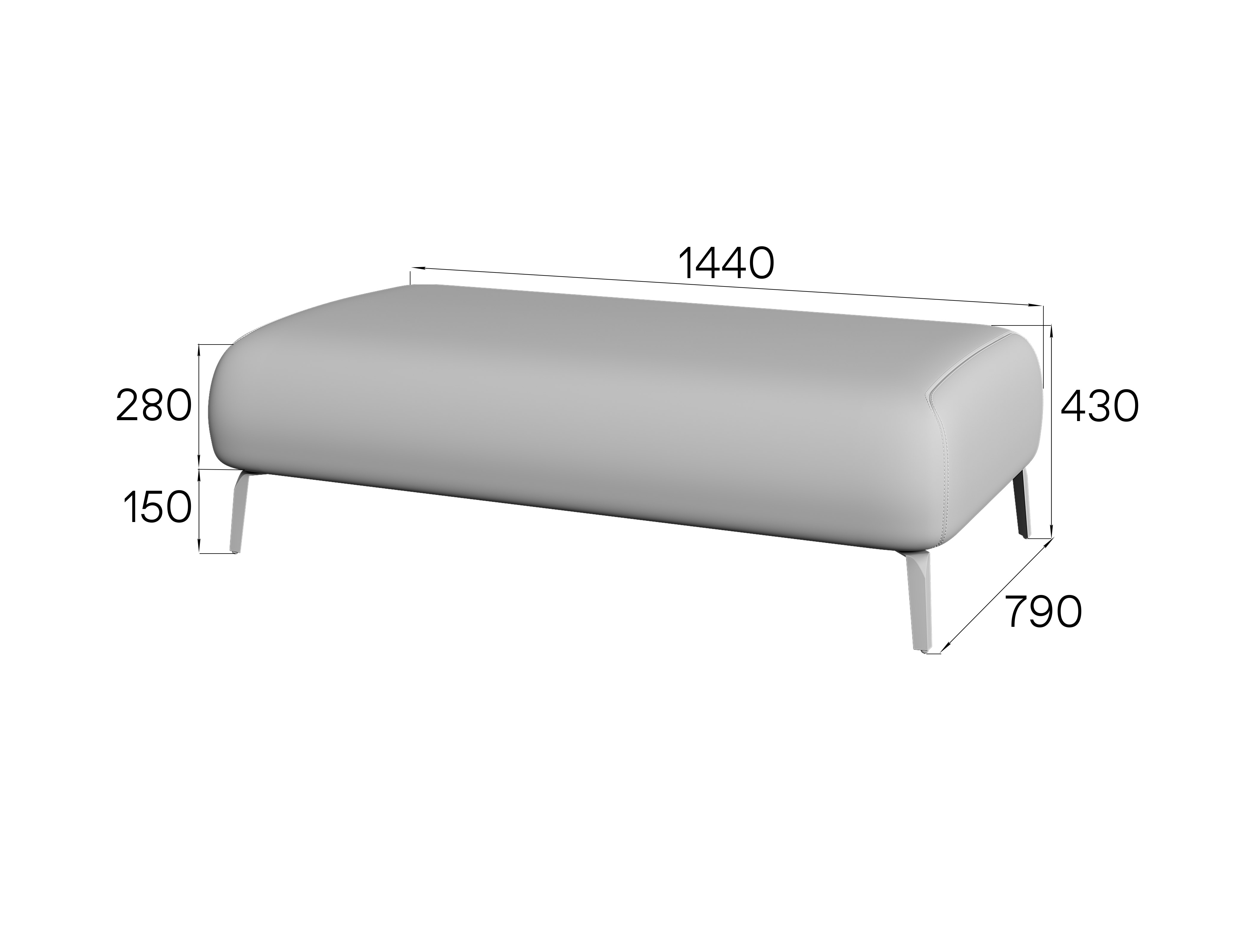 Банкетка Флойд Fd-b