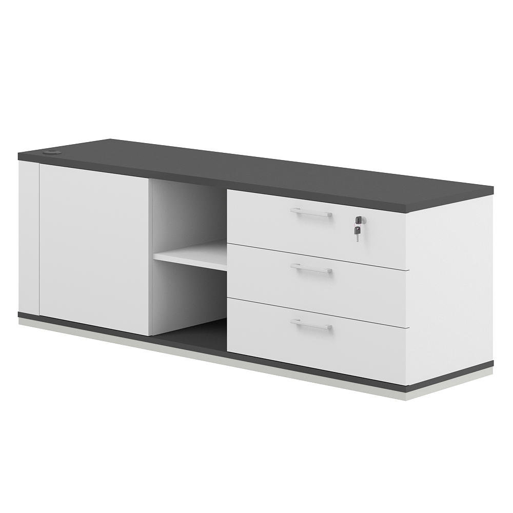 Тумба опорная правая Allegro cabinet AG.295.WH.AN.WH.R