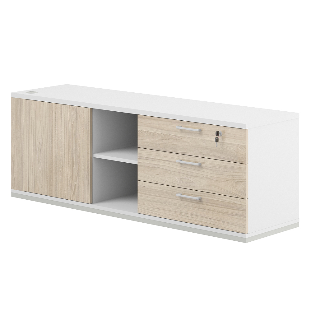 Тумба опорная правая Allegro cabinet AG.295.WH.WH.AR.R