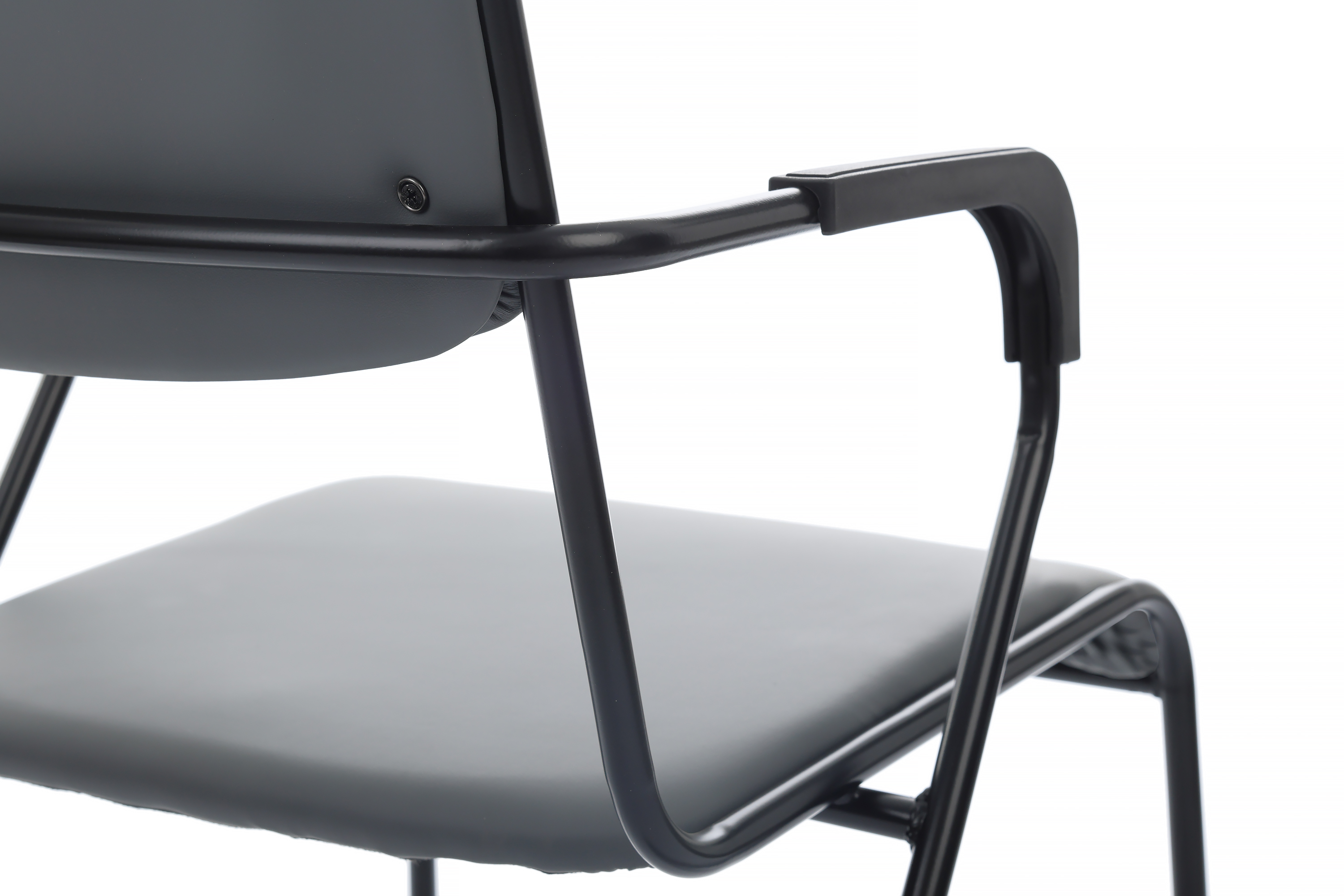 Стул для посетителя RIVA Nix Plus OMKL-03B черный