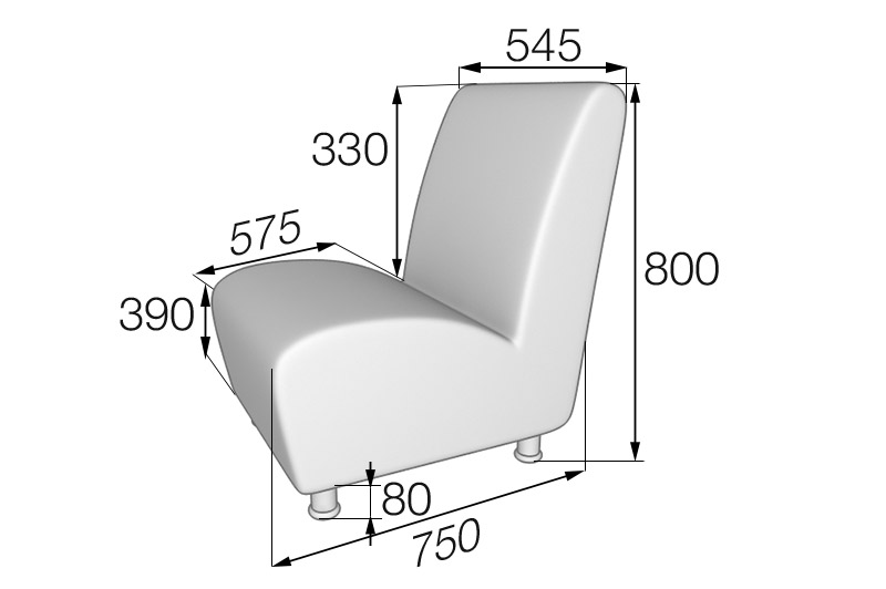 Секция 1-местная Микс Mix1