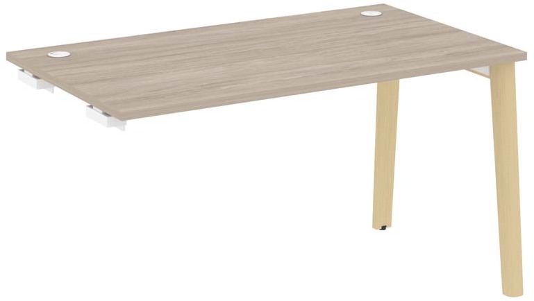 Стол-приставка к опорным элементам, опоры - массив дерева OW.SPR-3.8