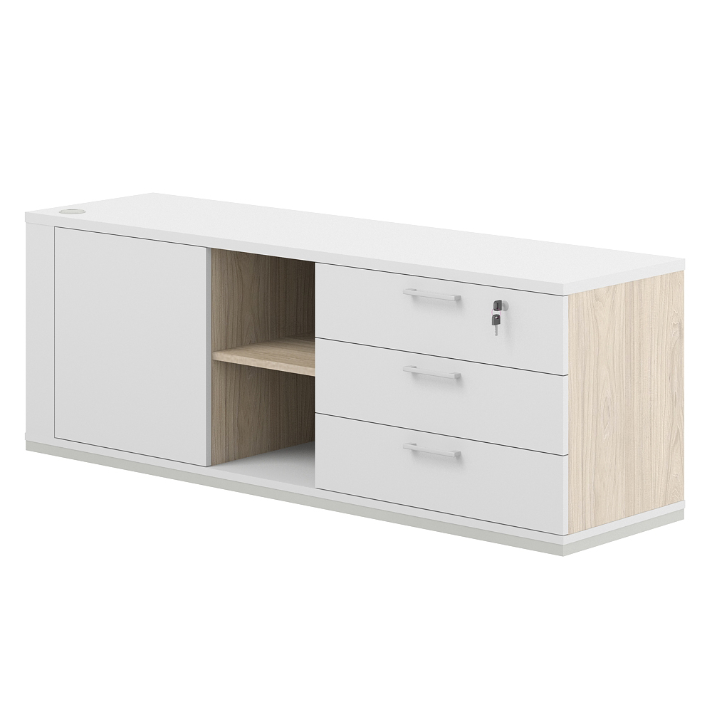 Тумба опорная правая Allegro cabinet AG.295.AR.WH.WH.R