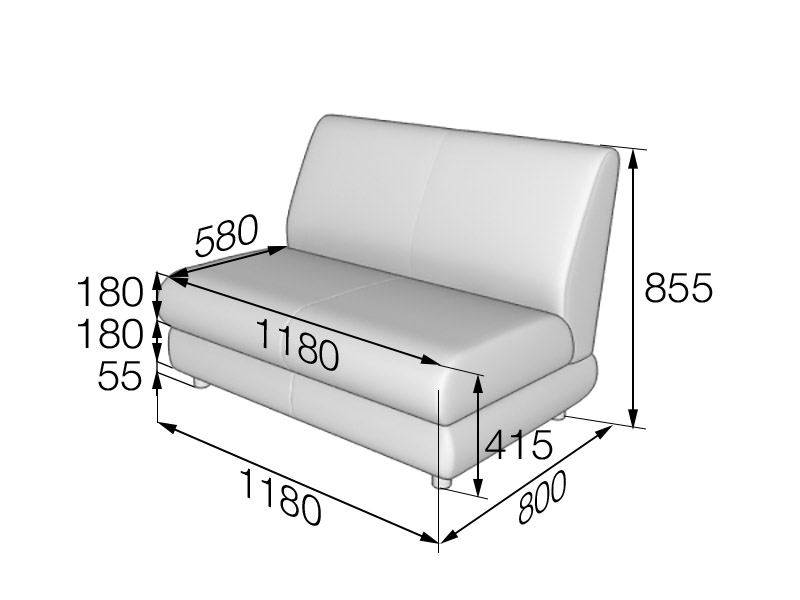 Секция двухместная Матрикс М2