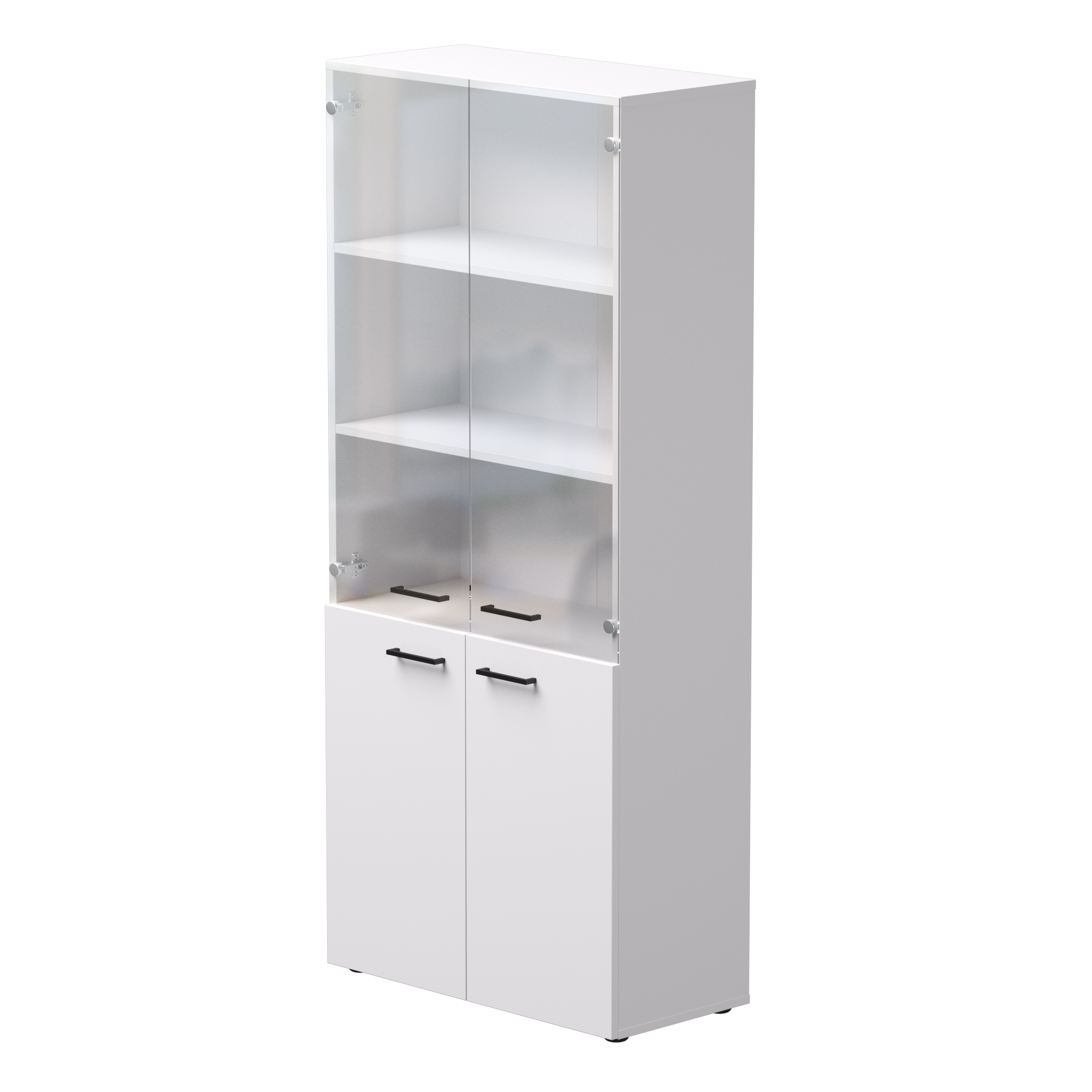 Шкаф комбинированный со стеклом 254Н004