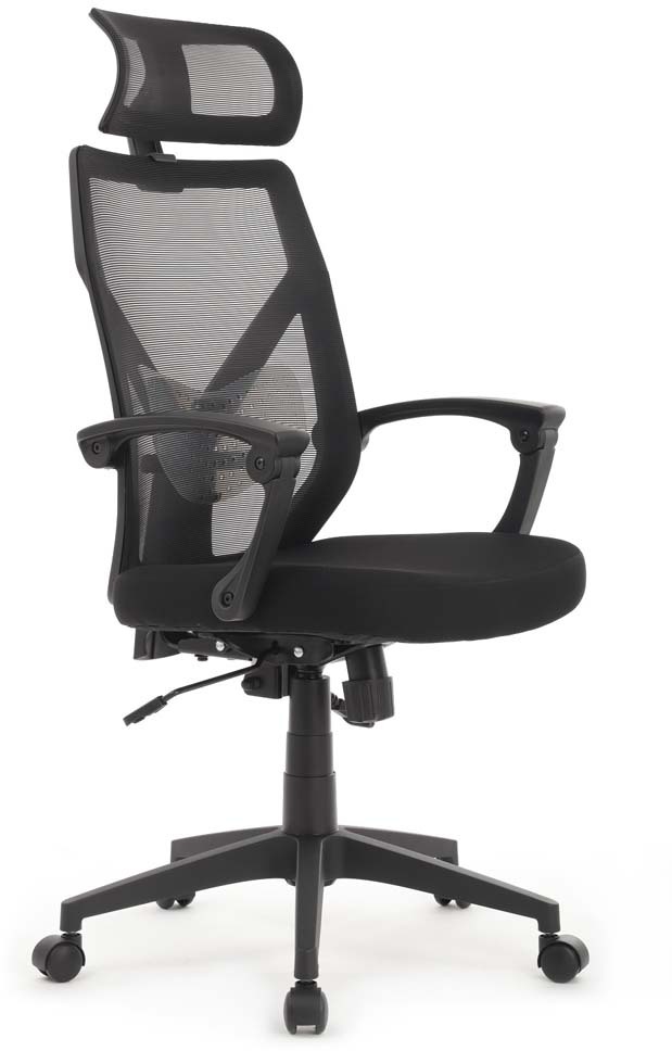 Офисное кресло Riva Oliver W-203 AC черный пластик