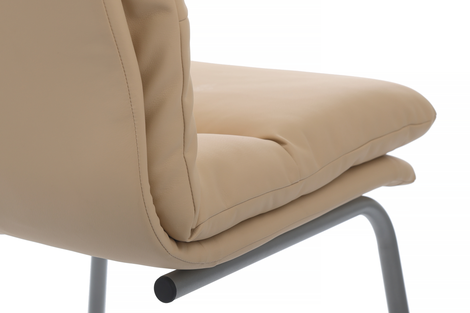 Стул для посетителя RIVA Pegas PS-919 серый металл