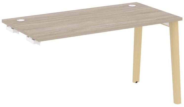 Стол-приставка к опорным элементам, опоры - массив дерева OW.SPR-3.7