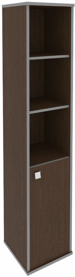 Metal System Шкаф высокий узкий правый (1 низкая дверь ЛДСП) Л.СУ-1.1 Пр