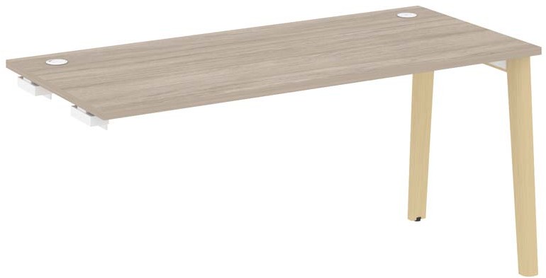 Стол-приставка к опорным элементам, опоры - массив дерева OW.SPR-4.7