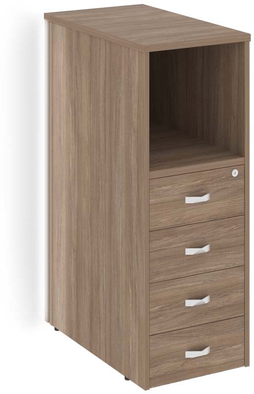 Тумба с подсветкой 4 ящика завершающая, левая ONIX O.R-TV-4.S(L)