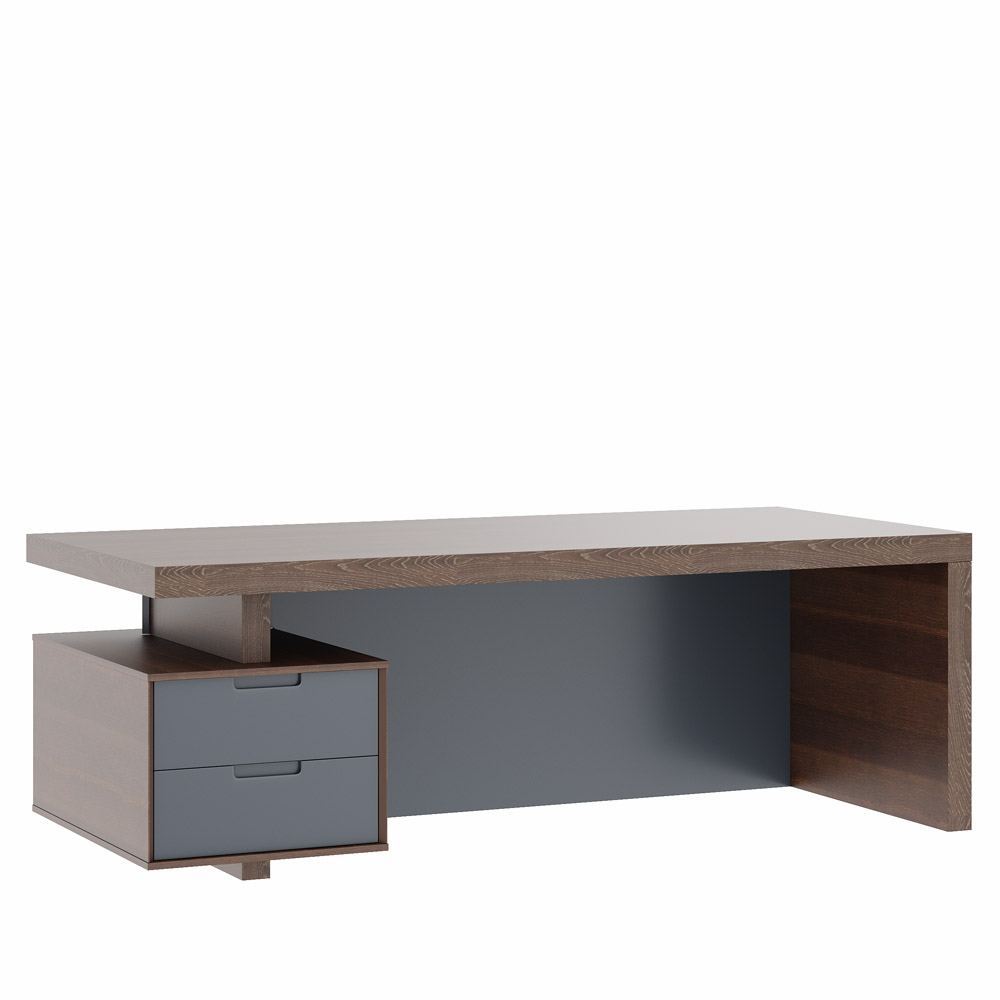 Стол письменный с тумбой малой левый CON362101