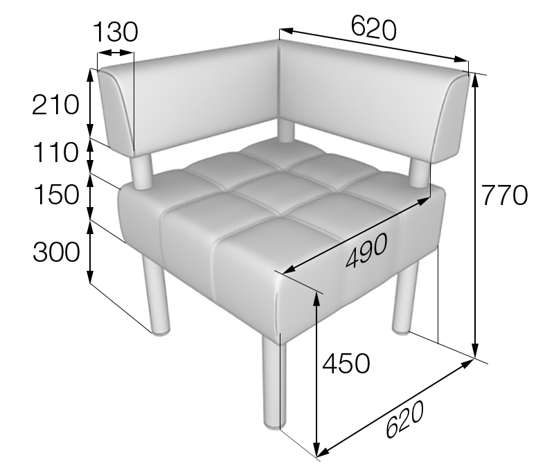 Секция угловая Бизнес Bu1-1